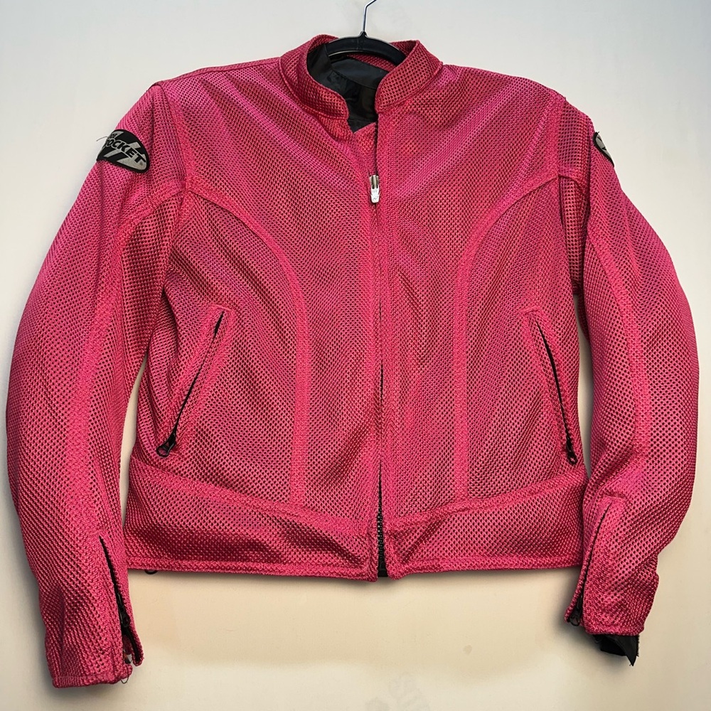 Joe Rocket Vibrant Pink Motorcycle Jacket Women Medium